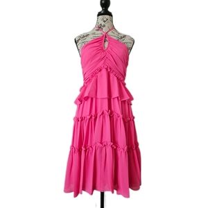 One33 Social - Halter top Tiered Party Dress